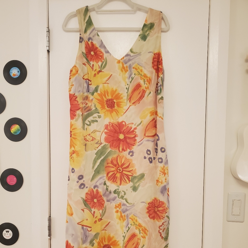 Floral Large size 12 dress